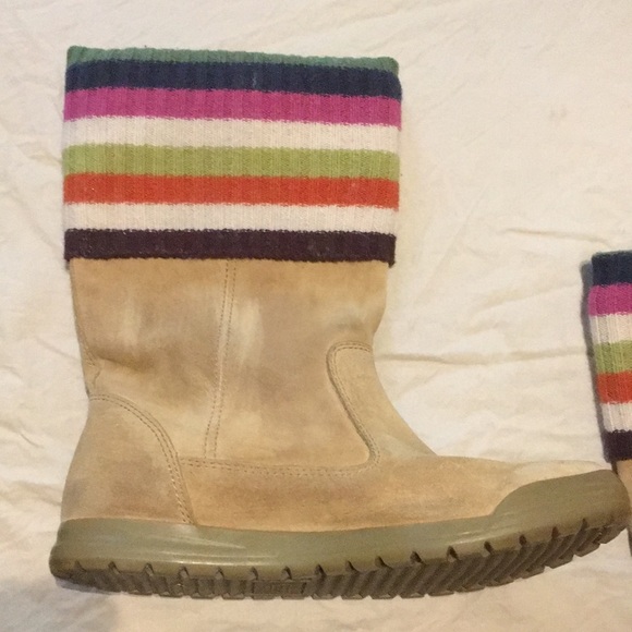 Coach Tatum Boots in multi color and tan - Picture 6 of 7